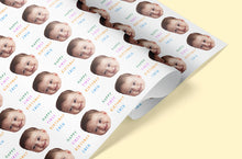 Load image into Gallery viewer, Customised Face Birthday Gift Wrap
