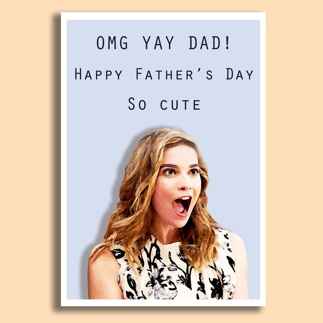 'OMG yay dad' Alexis Schitts Creek Fathers Day