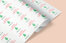 Load image into Gallery viewer, Christmas Personalised Wrapping Paper For Children
