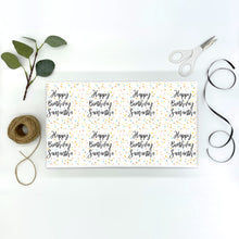 Load image into Gallery viewer, Personalised Happy Birthday Gift Wrap

