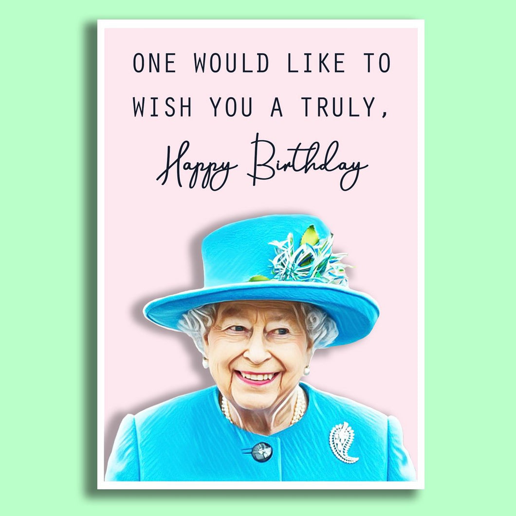 'One would Like To Wish You' Queen