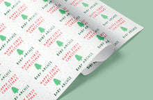 Load image into Gallery viewer, Happy First Christmas Personalised Wrapping Paper
