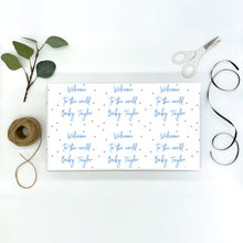 Load image into Gallery viewer, Personalised Welcome to the World Gift Wrap
