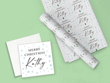 Load image into Gallery viewer, CLASSY Christmas Wrapping Paper | Personalised Christmas Wrapping Paper | Classy Gift Wrap | Bespoke Christmas Wrap | Xmas Gift Wrap | Xmas
