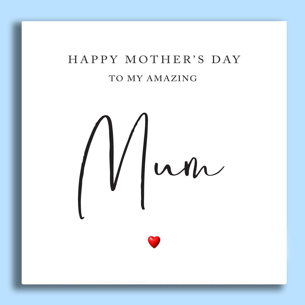 Happy Mothers Day Mum!