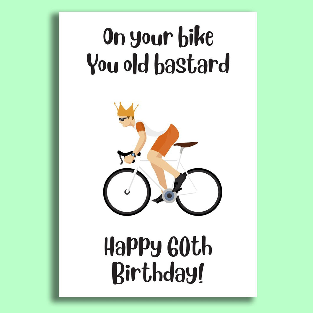 On Your Bike! Birthday Card